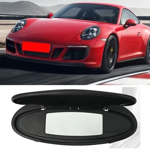 For Porsche 911 For Boxster Sun Visor Mirror Cover Housing Cap Replacement Black - Foto 1 di 10