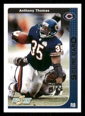 2002 Score Scorecard #48 Anthony Thomas /400 - Image 1 of 2