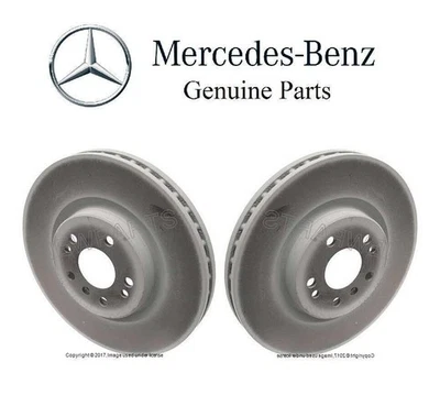 For 2006-2011 Mercedes-BENZ ML350 OES Set of 2 Front Brake Disc Rotors  330mm - Image 1 of 2