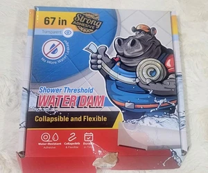 Duschschwelle Wasserdammsperre 67" - transparent zusammenklappbar  - Bild 1 von 6