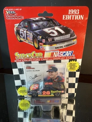 Davey Allison #28 Texaco Havoline 1993 Ford Thunderbird тампон наклейки 1:64 - Изображение 1 из 3