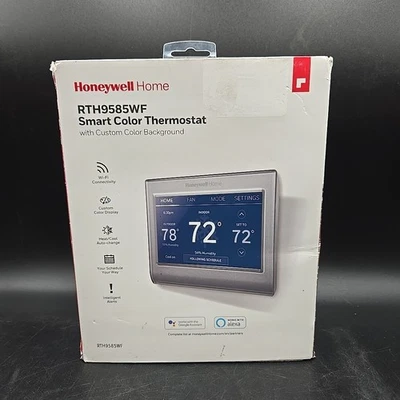 Honeywell Home RTH9585WF1004 Wi-Fi Smart Color Touchscreen Thermostat - Image 1 of 4