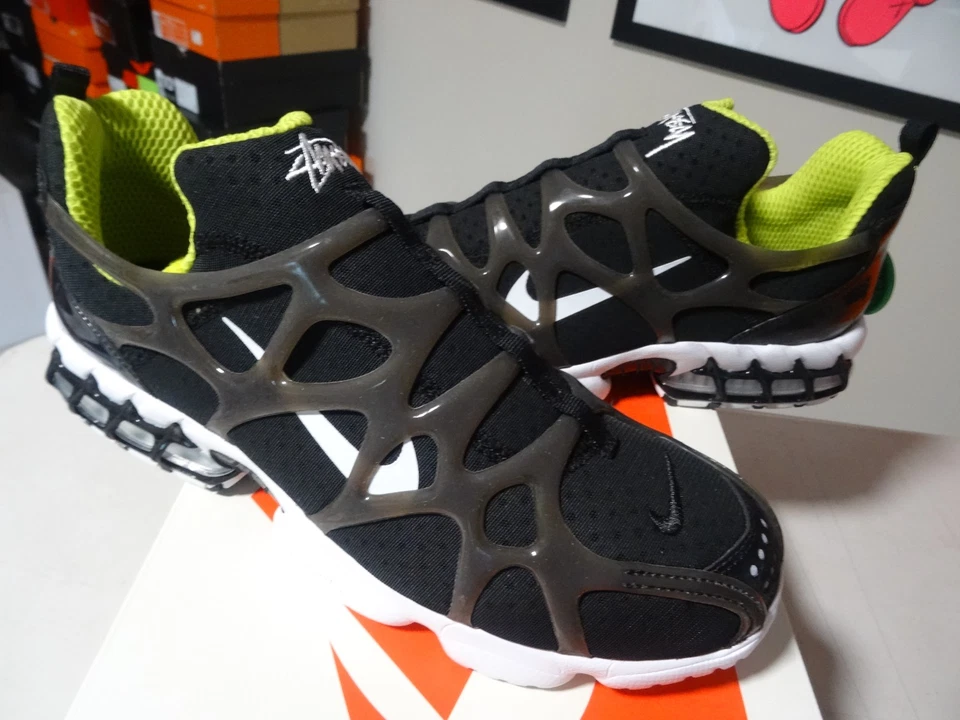 NEW DS - STUSSY X Nike AIR KUKINI SPIRIDON CAGE 2 BLACK SZ 10.5 MENS CJ9918 001 - Image 1 of 4