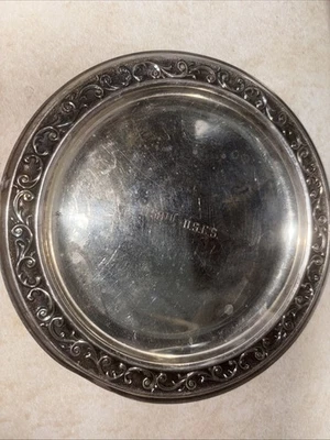 WM Rogers 160 piatto da tè placcato argento - Immagine 1 di 4