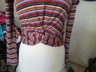 Ladies Striped Top Size Small To Large