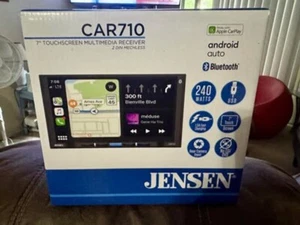 Jensen CAR710 2 DIN Digital Media Receiver Apple CarPlay Android + Rückfahrkamera - Bild 1 von 5