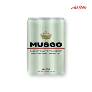 MEN SMOOTH SOAP -MUSGO REAL -ACH BRITO 5.6OZ - 160Gr -100%VEGETABLE-MASCULINE - Picture 1 of 2