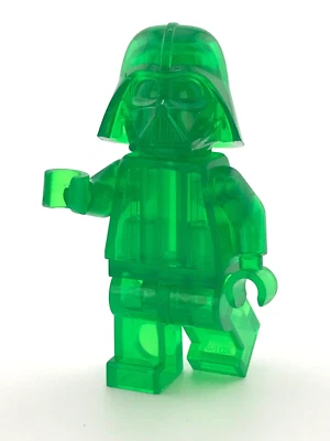 Darth Vader Transparent Green Lego Star Wars Prototype Monochrome - Image 1 of 4