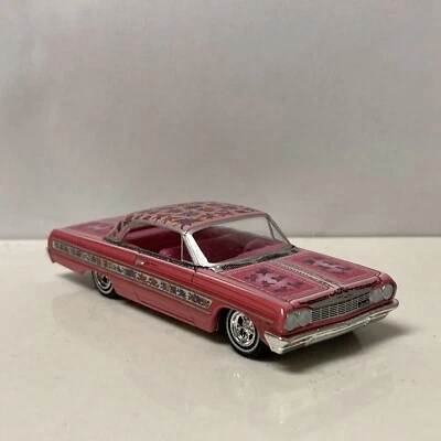 1964 年 64 雪佛兰 Impala Lowrider 吉普赛玫瑰收藏品 1/64 比例压铸模型 — 第 1/4 张图片