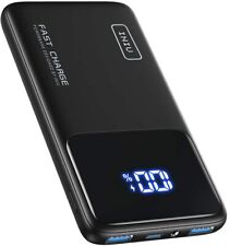 Power Bank portable, 20 W PD3.0 QC4.0 Charge rapide Affichage LED 10500 mAh