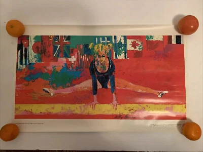 Póster vintage 1976 LeRoy Neiman Bicentenario Burger King Foto 1 de 4