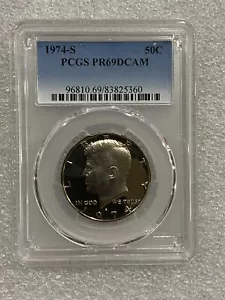 1974 S Kennedy Proof Half 50 Cent PCGS PR 69 DCAM ~~ Stunning ~~ (360) - Picture 1 of 2