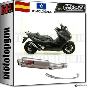 ESCPAE COMPLETO GP GUN by ARROW ACERO YAMAHA T-MAX TMAX 530 2014 14 2015 15 - Imagen 1 de 3