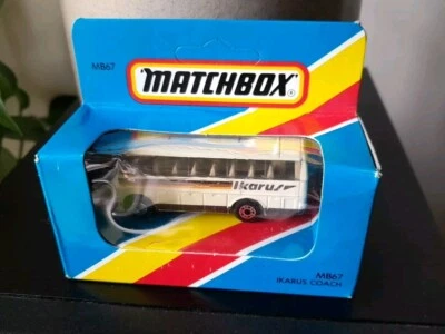 NIB 1981 MATCHBOX MB67 IKARUS COACH BUS BOXED  - Image 1 of 4
