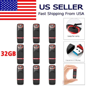 10Pack 32GB USB 3.0 Flash Drives Memory Stick External Thumb Drive Pen U Disk - Afbeelding 1 van 13
