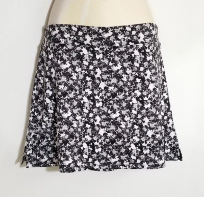 Tranquility Colorado Ropa Mujer M Negro Blanco Falda Corta Floral Tenis Golf Foto 1 de 4