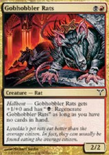 GOBHOBBLER RATS X4 4 4X Dissension MTG Magic the Gathering Cards DJMagic