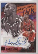 2018-19 Panini Court Kings Impressionist Ink Ruby /99 Horace Grant #II-HGR Auto