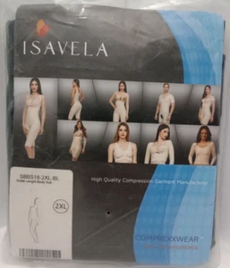 Body completo Isavela con bretelle 2XL nero stadio 2 NO CERNIERE caviglia - Foto 1 di 5