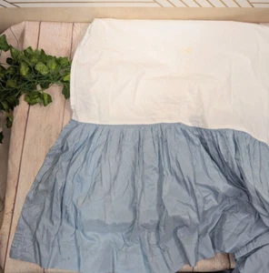 Ralph Lauren Admiral blau 100% Seide Bett Rock Bett schön CAL KING SIZE LESEN - Bild 1 von 9