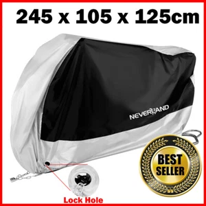 Motorcycle Cover Waterproof Outdoor Dust Protector For Suzuki Boulevard 400 M50 - Picture 1 of 12