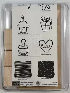Stampin' Up - Stampin a due passaggi piccoli strati, più - set di francobolli non montati, nuovi - Foto 1 di 2