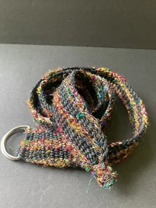 Handarbeit One Size Gürtel gewebt Hanf Seide geflochten verstellbar Hippie Unisex Boho - Bild 1 von 6
