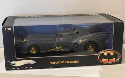 Hot Wheels Elite  BATMAN 1989 Movie Batmobile. Ltd.Edition 1:18 - Image 1 of 4