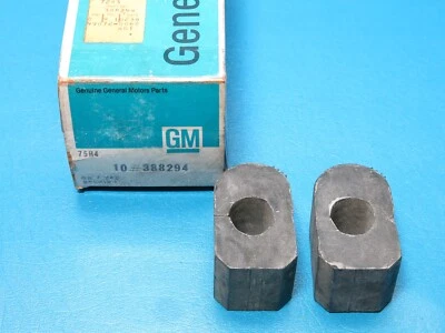 Nuevo Par de bujes de barra estabilizadora delantera GM Chevrolet Camaro Pontiac GTO 7/8" 388294 Foto 1 de 4
