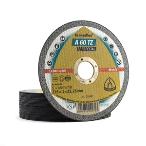 Klingspor 125mm 5" x 1.0mm Cutting Disc - Box of 25 - Inox A 60 TZ - 202401 - Picture 1 of 8