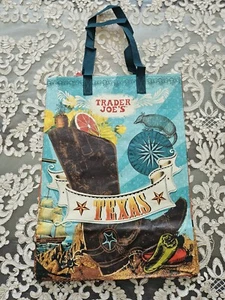 Borsa souvenir Trader Joe’s Texas riutilizzabile shopping spesa tote bag nuova con etichetta - Foto 1 di 13
