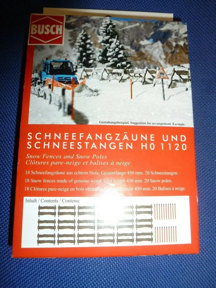 Busch Schneefangzäune und Schneestangen Art.Nr. 1120 - Bild 1 von 1