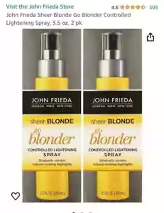 John Frieda Sheer Blonde go Blonder Lightening Spray 3.5oz .Pack off 2 - Picture 1 of 5