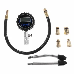 Digital Engine Cylinder Compression Tester Tool Kit Pressure Gauge with Adapter - Picture 1 of 12