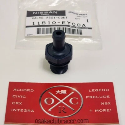 Genuine OEM Nissan 09-20 370Z PCV Valve 11810-EY00A Positive Crankcase Vent Z34 - Image 1 of 4