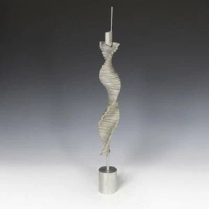 ABSTRAKTE KINETISCHE SKULPTUR WILLI GUTMANN ALUMINIUM ZEITGENÖSSISCH SCHWEIZ - Bild 1 von 4