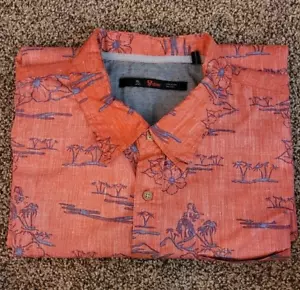 Stoisches kurzärmeliges Hawaii Camp Shirt Herren Größe XL - Bild 1 von 10