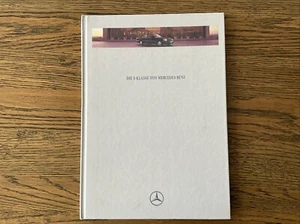 1994 1995 MERCEDES BENZ S CLASS W140 S600 S500 S320 HARDCOVER PRESTIGE BROCHURE - Picture 1 of 10