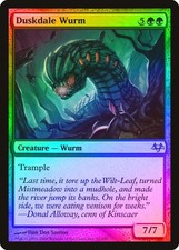 Duskdale Wurm FOIL Eventide NM Green Uncommon MAGIC GATHERING CARD ABUGames
