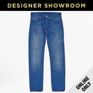 Armani Jeans Men's Stone Washed Slim Jeans - Picture 1 of 4