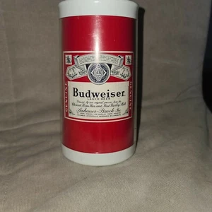 Vintage Budweiser Plastic Beer Mug Cup 16oz ~ West Bend Thermo Serv Made in USA  - Picture 1 of 2