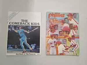 Philadelphia Phillies Yearbooks 1975 & COMEBACK KIDS Schmidt Maddox McGraw Rose - Picture 1 of 16