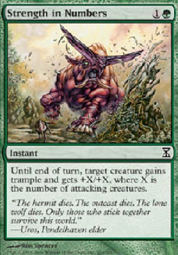 STRENGTH IN NUMBERS Time Spiral MTG Magic the Gathering Cards DJMagic - Image 1 of 1