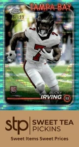 2024 Topps cromo #226 Bucky Irving refractor acuático #/199 - Imagen 1 de 2
