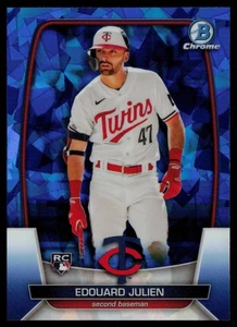 EDOUARD JULIEN 2023 BOWMAN CROMO ZAFIRO RC MINNESOTA TWINS #1 - Imagen 1 de 2