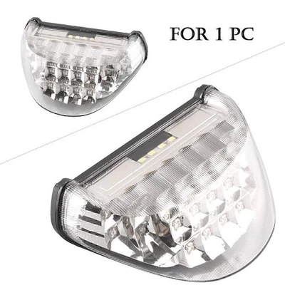 Luz trasera de freno LED transparente para Kawasaki Ninja ZX12R 2000-2005 2004 con intermitente Foto 1 de 4