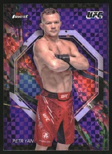 2024 Finest UFC Purple Checkerboard Refractors #46 Petr Yan C /150 - Picture 1 of 2