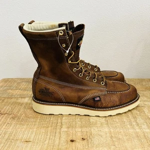 Thorogood American Heritage 8” Moc Toe Work Boots 814-4178 Crazyhorse 10.5 D - Picture 1 of 16