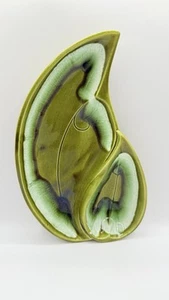 Vintage Santa Anita Ware R17 Green Leaf Ashtray/Chip,Dip Retro - Picture 1 of 11