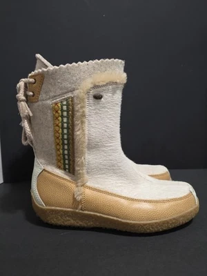 Botas de esquí TECNICA Skandia de piel de cabra Apres Italia para mujer talla EU 40 / 8,5 EE. UU. Boho Foto 1 de 4